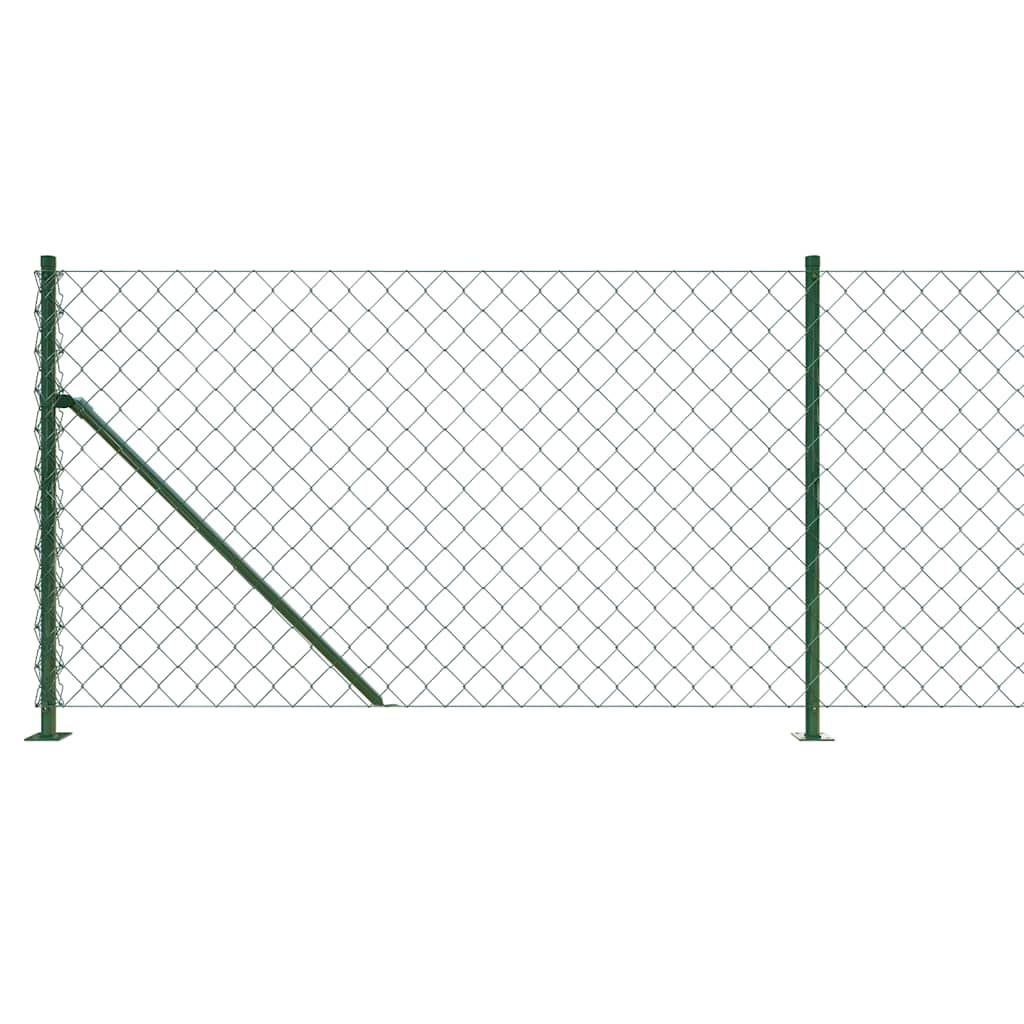 Zöld drótkerítés illesztőperemmel 1,1 x 25 m 4