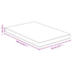Bambusz asztallap 60 x 100 x 4 cm 4