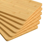 6 db bambusz reggelizőtálca 35 x 23 x 0,8 cm 4