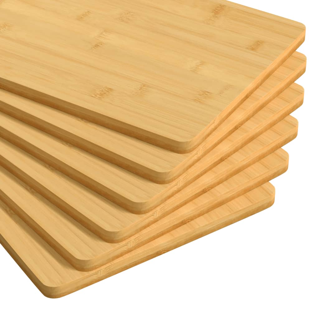 6 db bambusz reggelizőtálca 35 x 23 x 0,8 cm 4