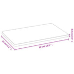 6 db bambusz reggelizőtálca 35 x 23 x 0,8 cm 6