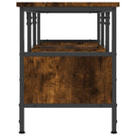 Sonoma tölgy színű szerelt fa és vas TV-szekrény 100x35x45 cm 5