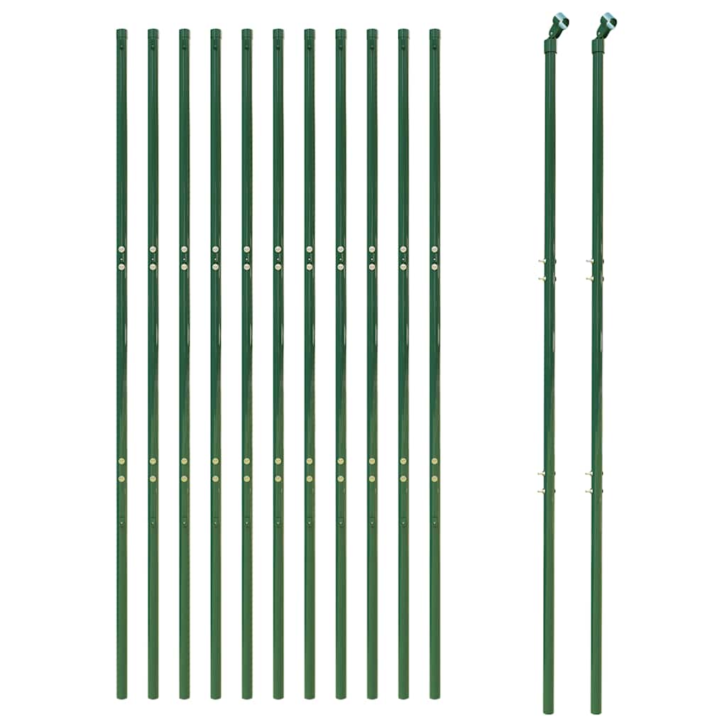 Zöld horganyzott acél drótkerítés 1,8 x 25 m 3