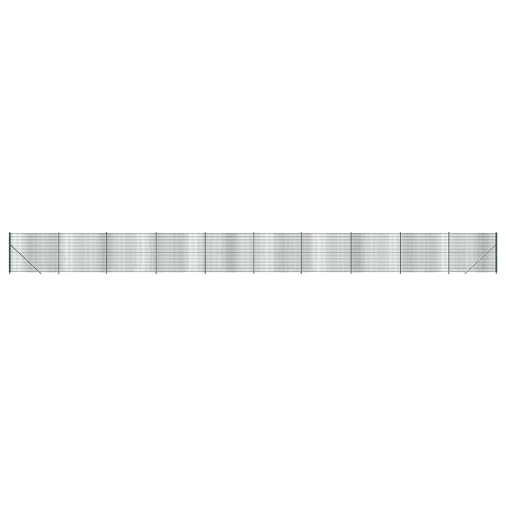 Zöld dróthálós kerítés illesztőperemmel 1,6x25 m 2
