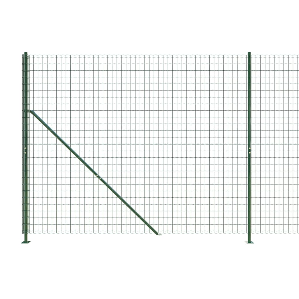 Zöld dróthálós kerítés illesztőperemmel 2,2x25 m 4