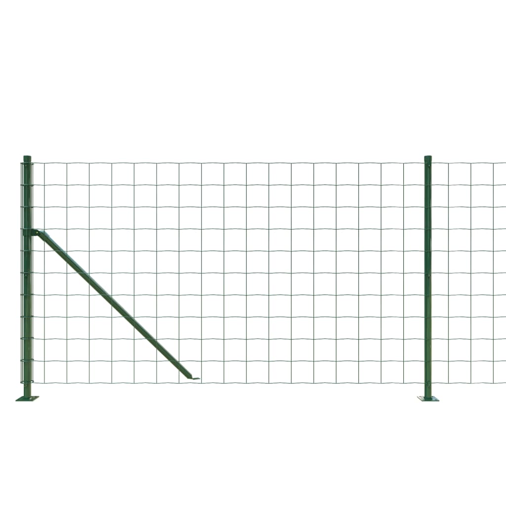 Zöld dróthálós kerítés illesztőperemmel 1,1x10 m 4