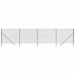 Antracitszürke horganyzott acél dróthálós kerítés 1,6x10 m 2