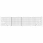 Antracitszürke dróthálós kerítés illesztőperemmel 1,6x10 m 2