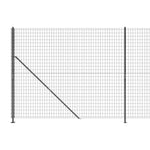 Antracitszürke dróthálós kerítés illesztőperemmel 1,6x10 m 5