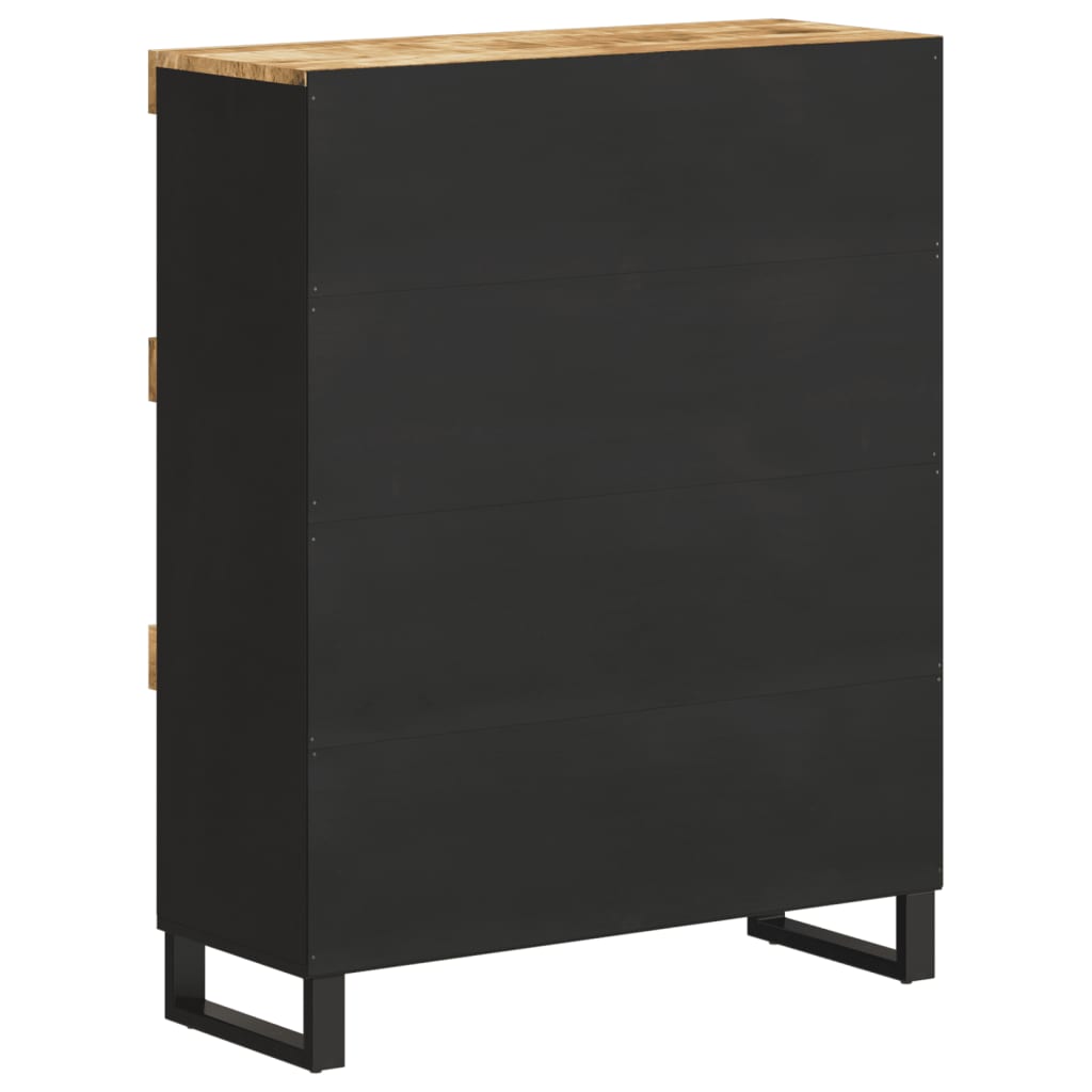 Tömör mangófa tálalószekrény 85 x 33 x 107 cm 4