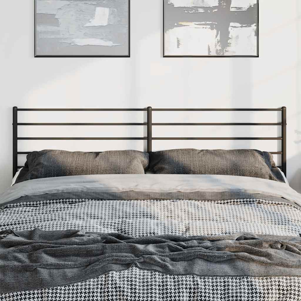Fekete fém csere fejtámla 193 cm 3