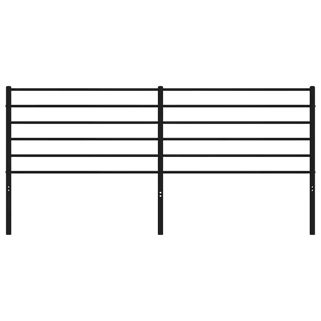 Fekete fém csere fejtámla 193 cm 4