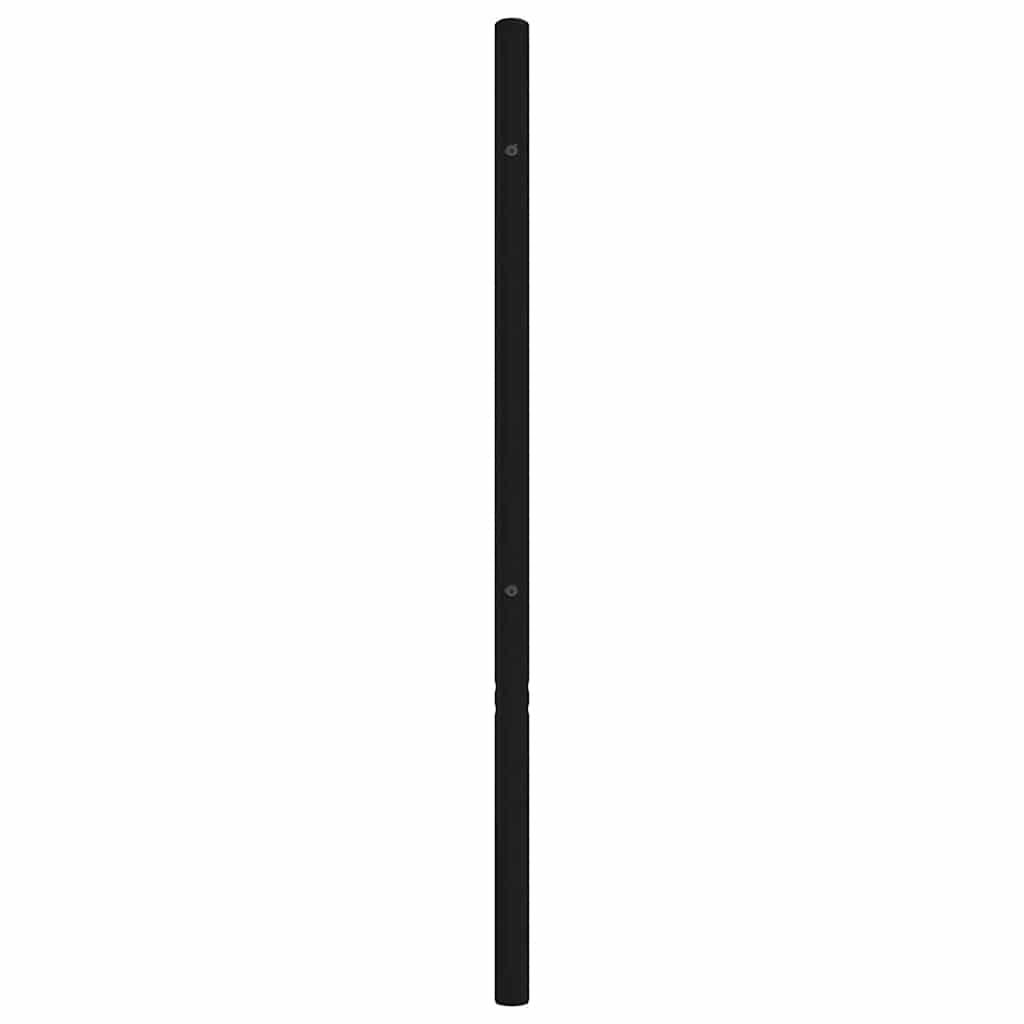 Fekete fém csere fejtámla 193 cm 5