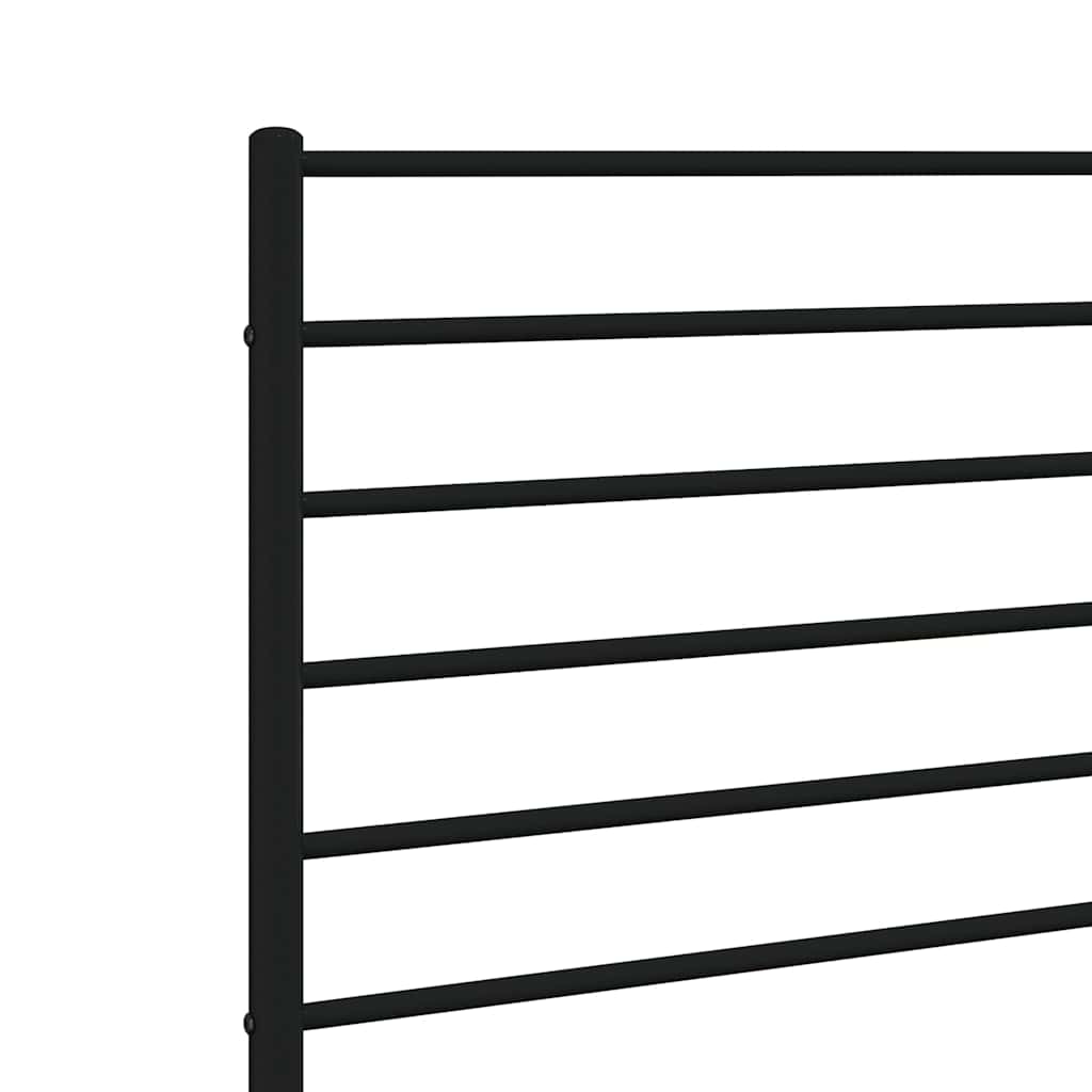 Fekete fém csere fejtámla 193 cm 6