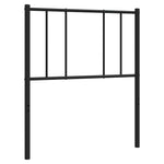 Fekete fém csere fejtámla 90 cm 2