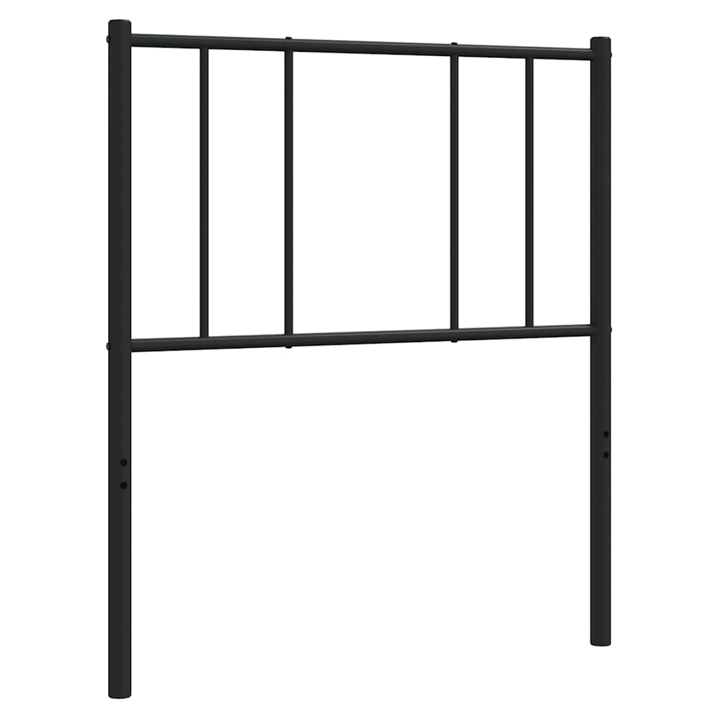 Fekete fém csere fejtámla 90 cm 2