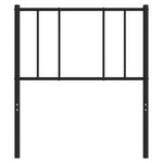 Fekete fém csere fejtámla 90 cm 4