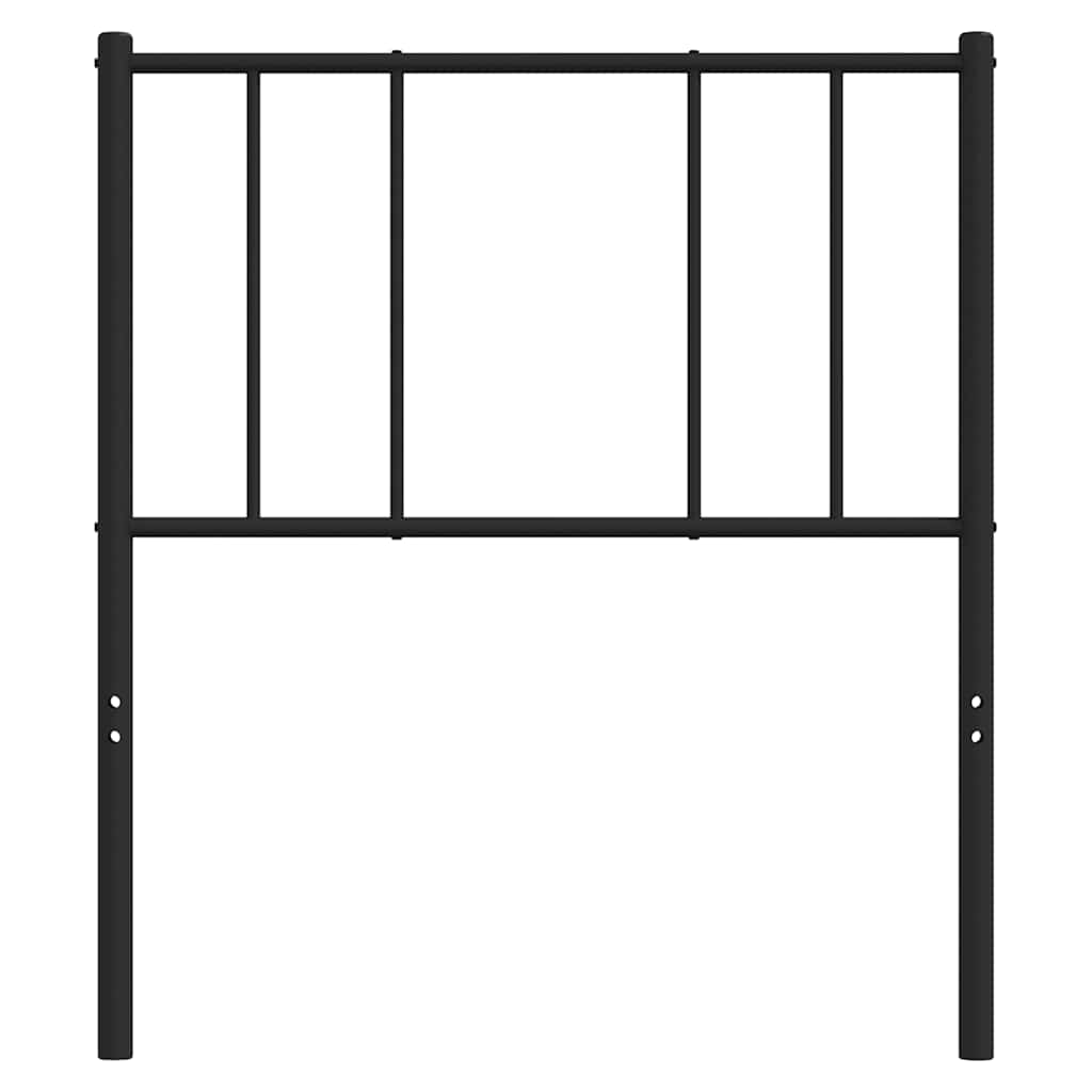Fekete fém csere fejtámla 90 cm 4