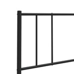 Fekete fém csere fejtámla 90 cm 6