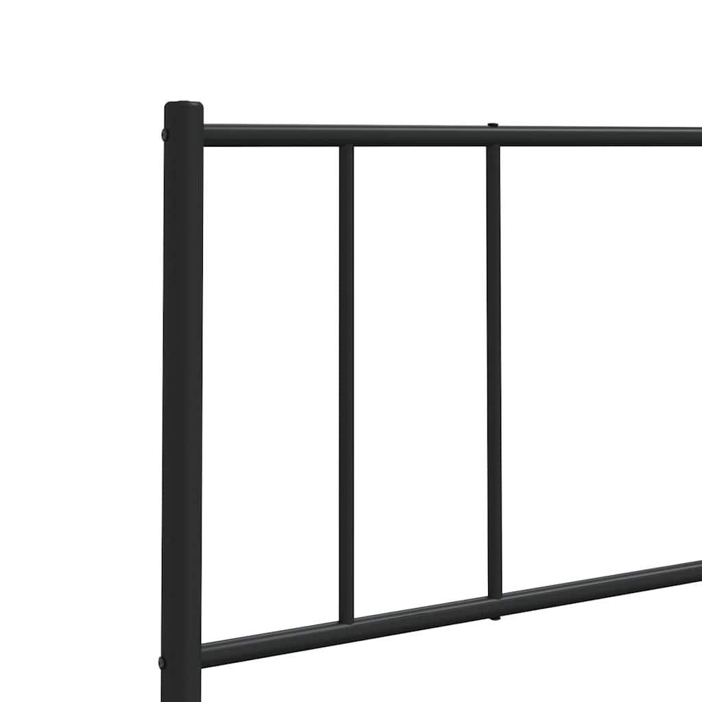 Fekete fém csere fejtámla 90 cm 6