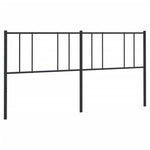 Fekete fém csere fejtámla 193 cm 2