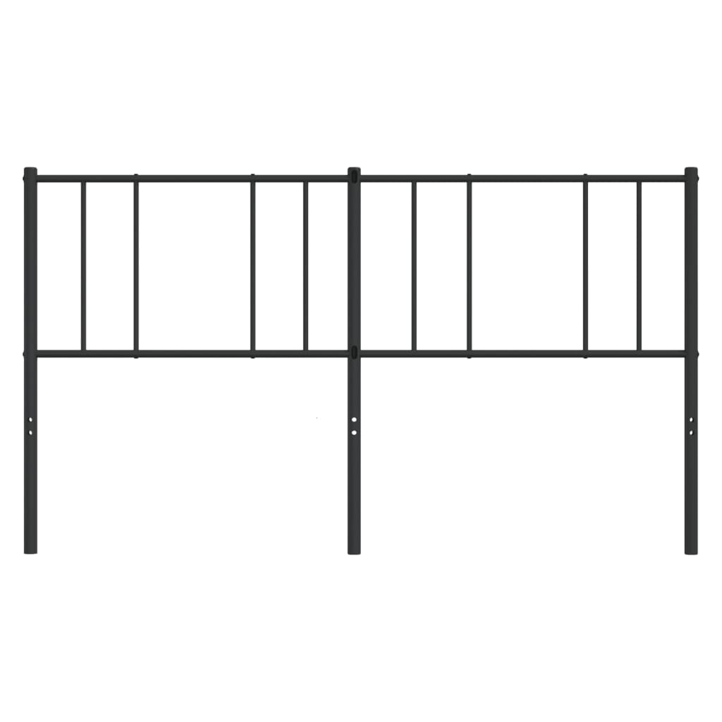 Fekete fém csere fejtámla 193 cm 5