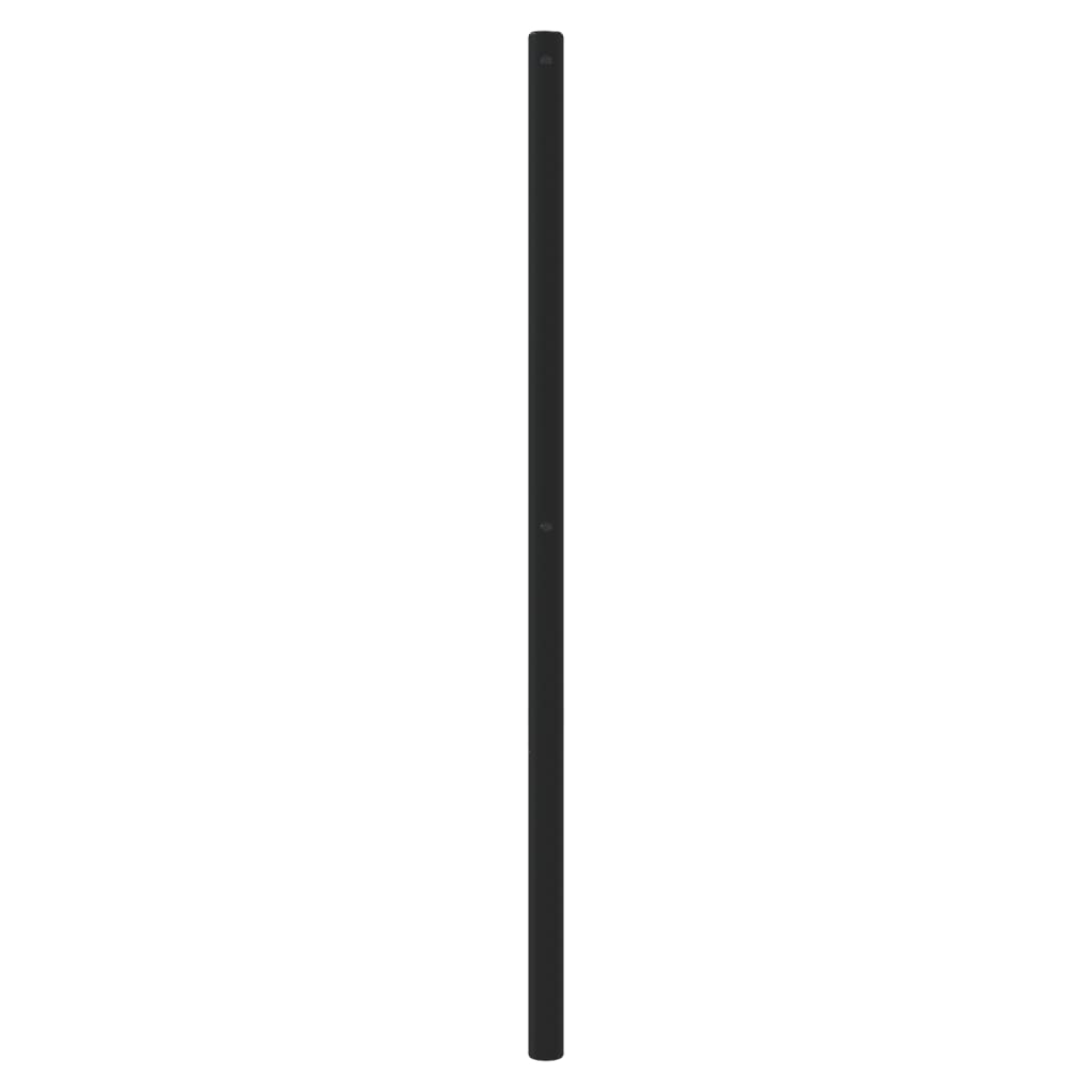 Fekete fém csere fejtámla 193 cm 6