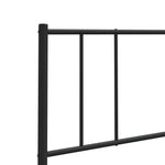 Fekete fém csere fejtámla 193 cm 7