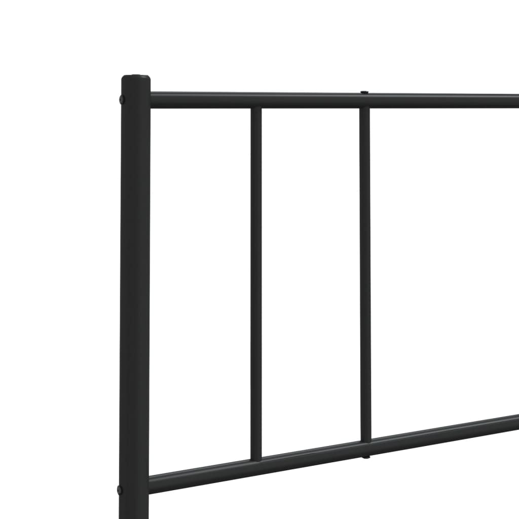 Fekete fém csere fejtámla 193 cm 7