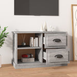 Szürke sonoma színű szerelt fa TV-szekrény 73x35,5x47,5 cm 3