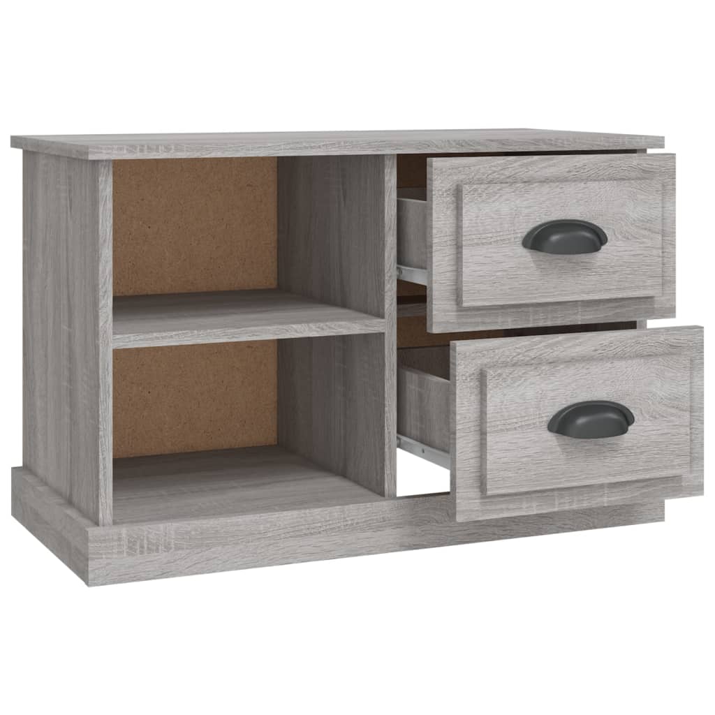Szürke sonoma színű szerelt fa TV-szekrény 73x35,5x47,5 cm 7