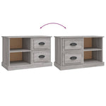 Szürke sonoma színű szerelt fa TV-szekrény 73x35,5x47,5 cm 9