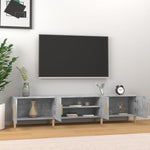 Betonszürke szerelt fa TV-szekrény 180x31,5x40 cm 3