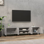 Szürke sonoma színű szerelt fa TV-szekrény 180 x 31,5 x 40 cm 3