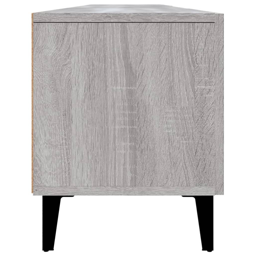 Szürke sonoma színű szerelt fa TV-szekrény 180 x 31,5 x 40 cm 8