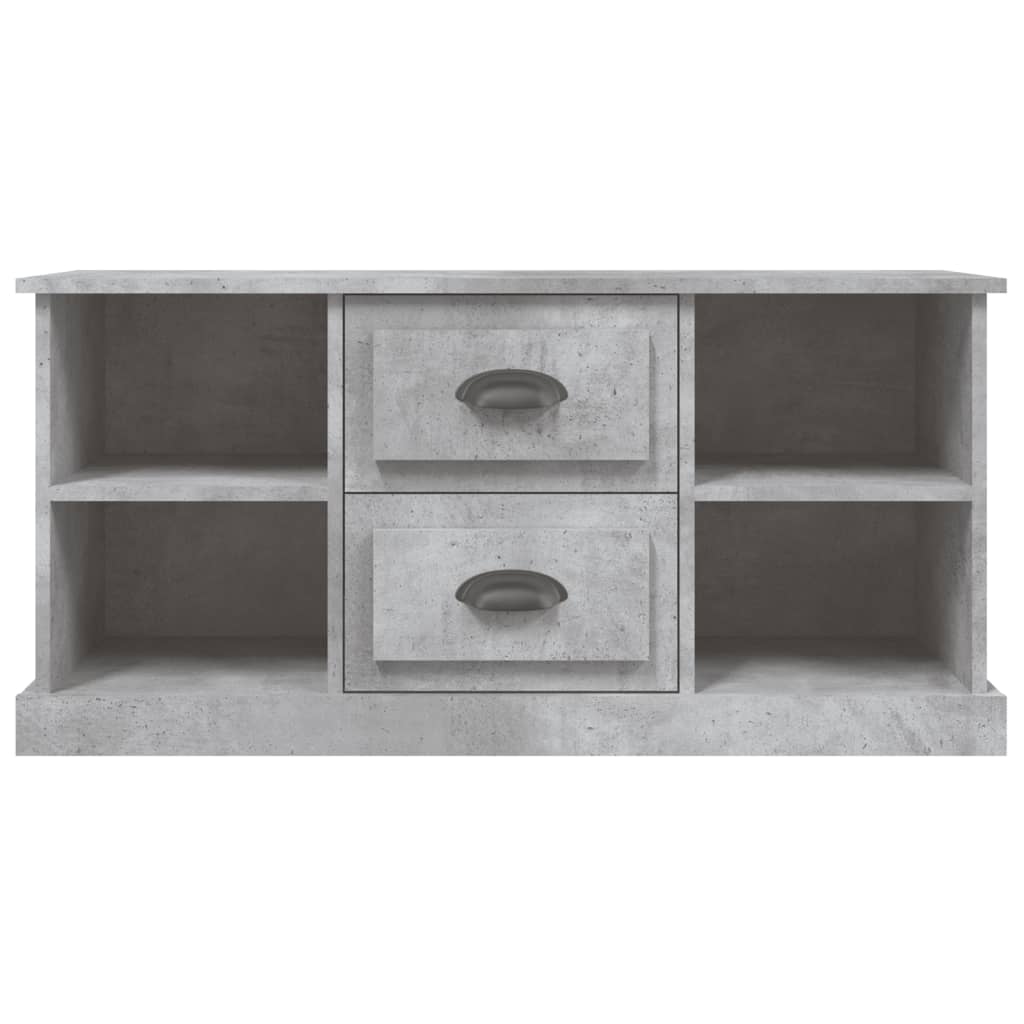 Betonszürke szerelt fa TV-szekrény 99,5 x 35,5 x 48 cm 6