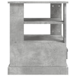 Betonszürke szerelt fa dohányzóasztal 50x50x60 cm 7