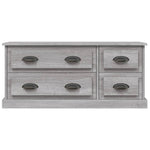 Szürke sonoma színű szerelt fa TV-szekrény 100x35,5x45 cm 6