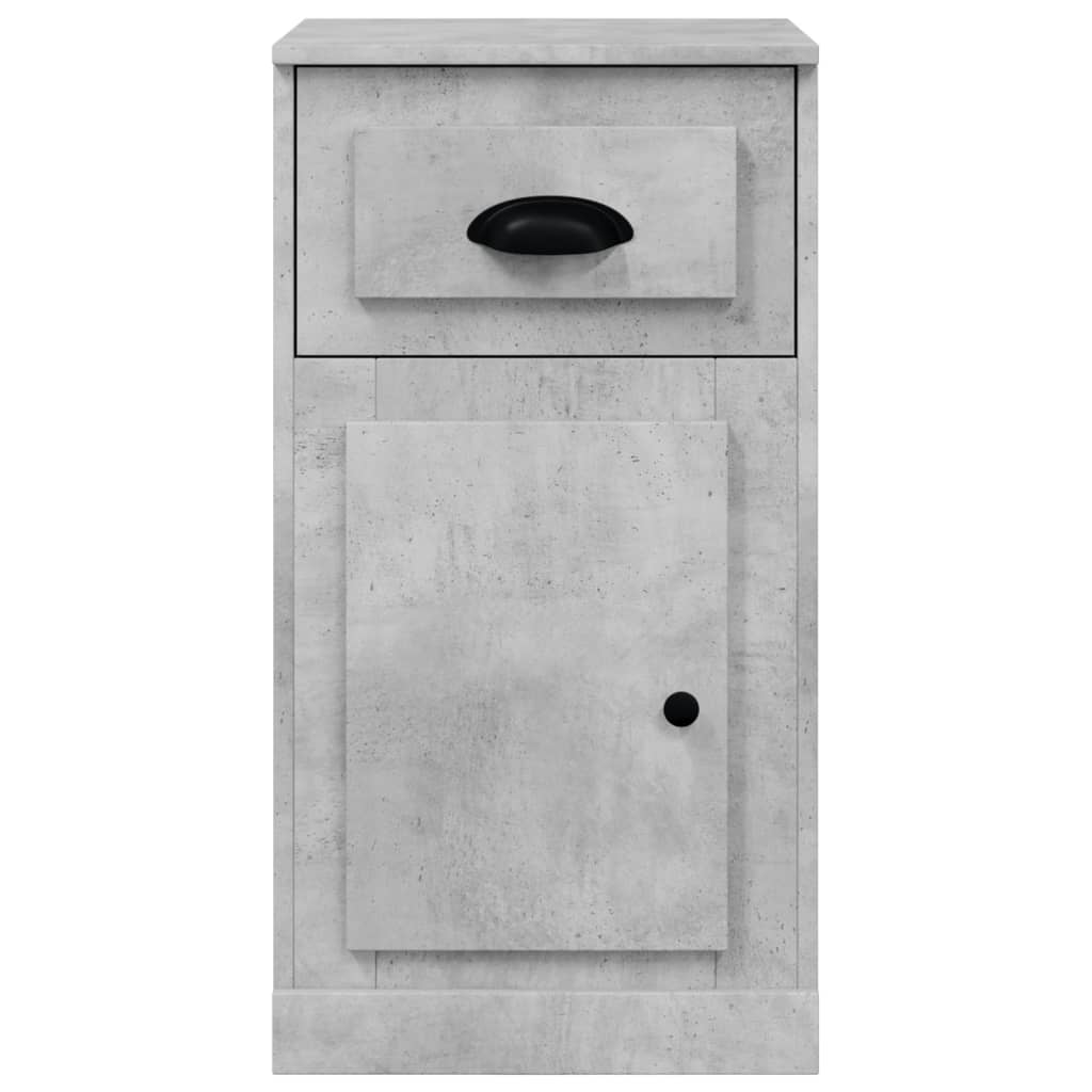Betonszürke szerelt fa kisszekrény fiókkal 40 x 50 x 75 cm 6