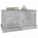 Betonszürke szerelt fa tárolóláda 70x40x38 cm 8