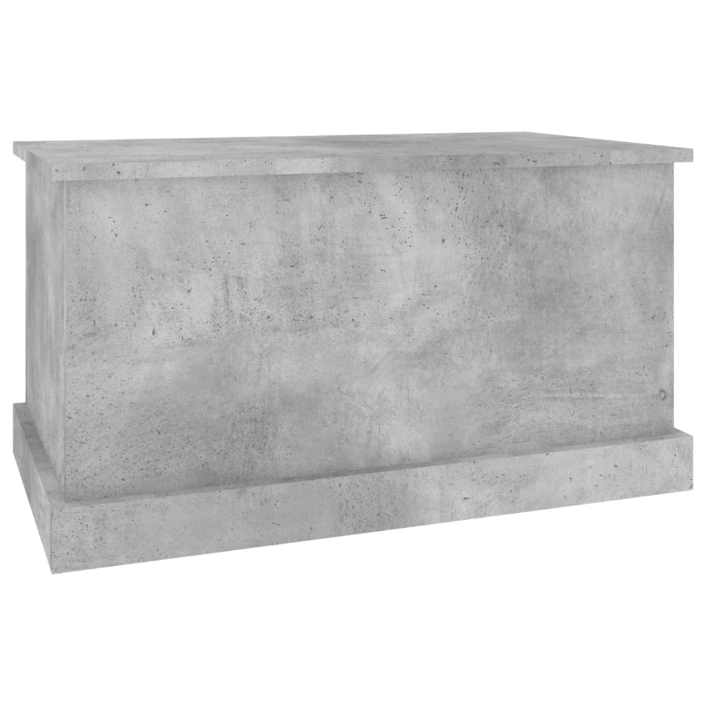 Betonszürke szerelt fa tárolóláda 70x40x38 cm 4