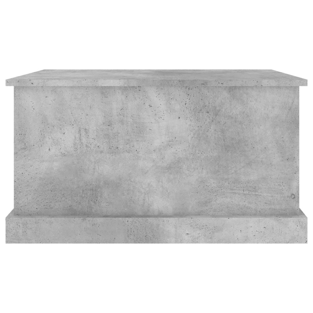 Betonszürke szerelt fa tárolóláda 70x40x38 cm 5
