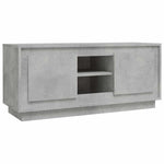 Betonszürke szerelt fa TV-szekrény 102x35x45 cm 2