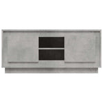 Betonszürke szerelt fa TV-szekrény 102x35x45 cm 6