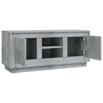Betonszürke szerelt fa TV-szekrény 102x35x45 cm 7