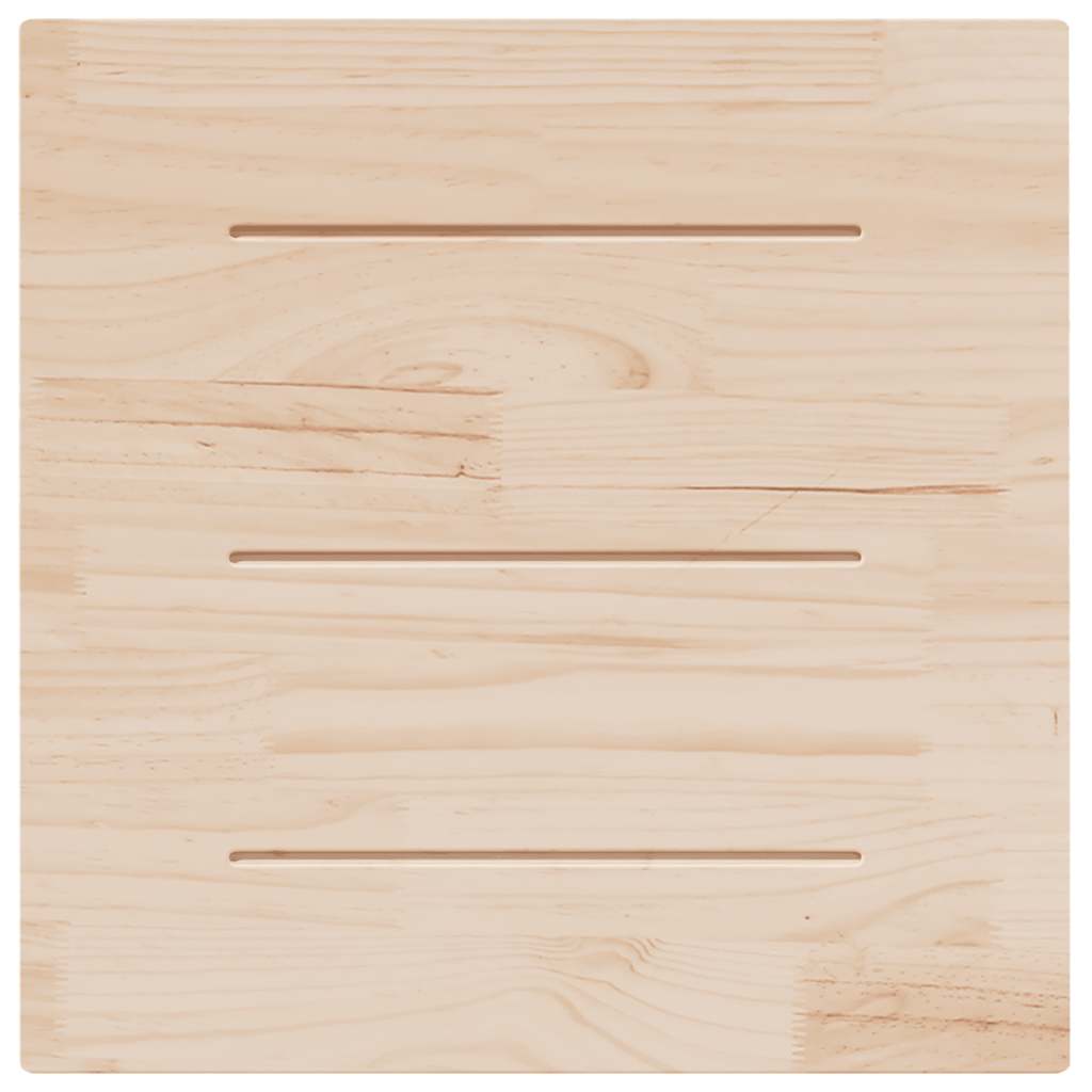 Fehér tömör fenyőfa ovális asztallap 80x80x2,5 cm 4