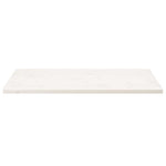 Fehér tömör fenyőfa téglalap alakú asztallap 110 x 55 x 2,5 cm 3