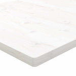 Fehér tömör fenyőfa asztallap 110 x 55 x 2,5 cm 6