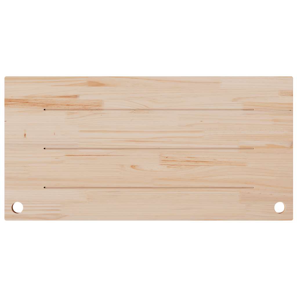 Tömör fenyőfa asztallap 110 x 55 x 2,5 cm 4