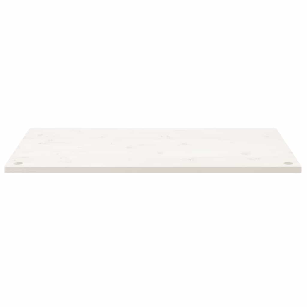 Fehér tömör fenyőfa asztallap 100 x 60 x 2,5 cm 3